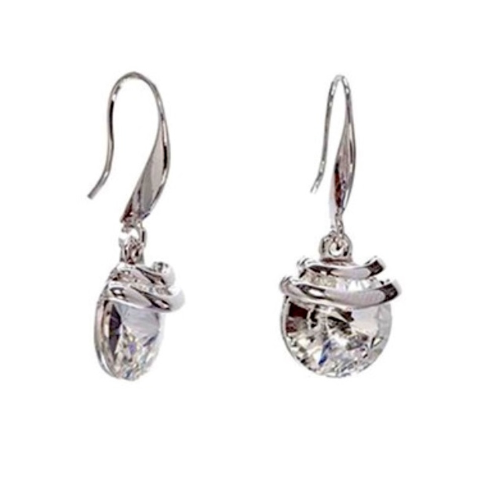 NWT Callura Women’s Silver Swarovski Crystal Ear.